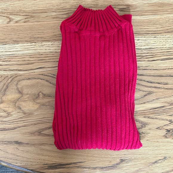 Loft red turtleneck size medium - Picture 1 of 2